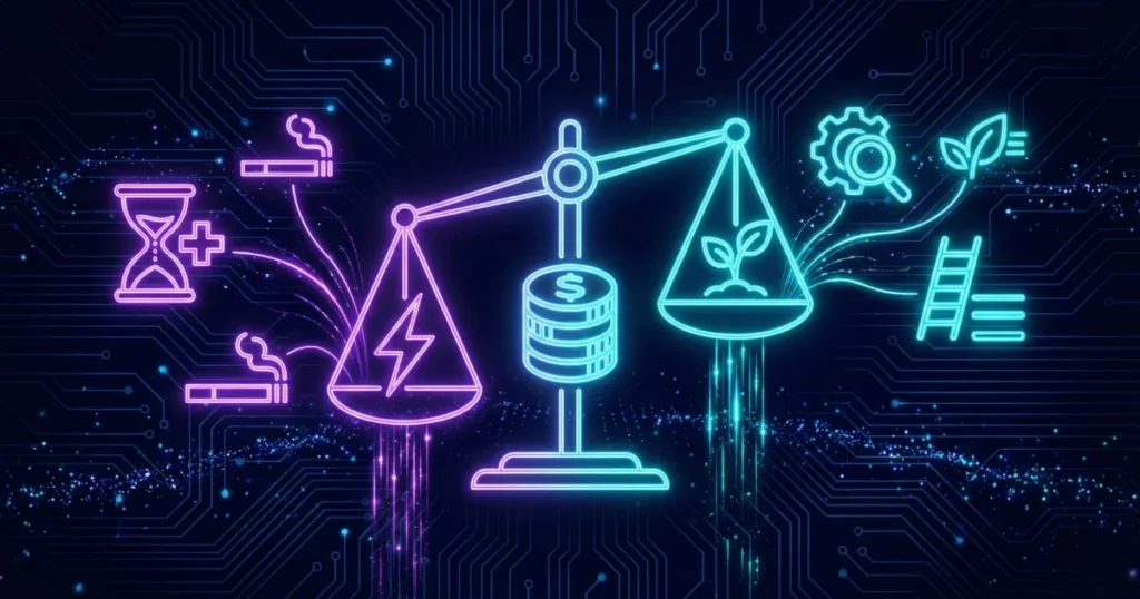 Balanza para hablar sobre aspectos que encarecen los seguros de vida.