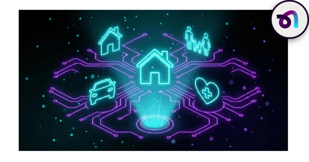 Emoticonos que simbolizan los diferentes tipos de seguros a revisar anualmente.